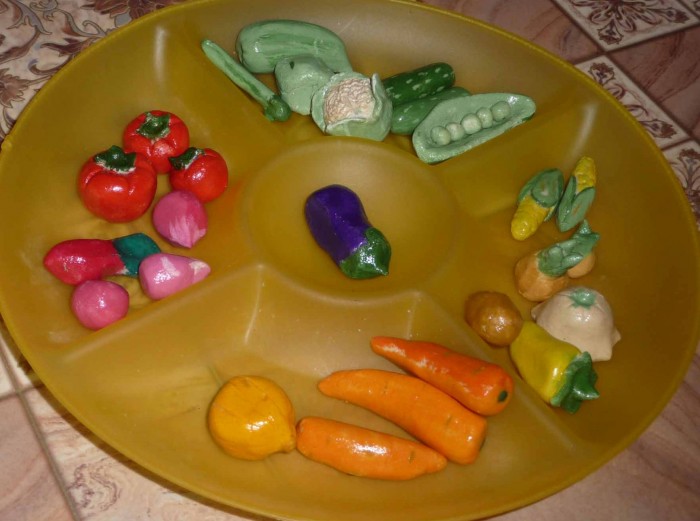 Такими овощами могут играть дети.