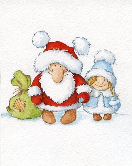 Дед Мороз картинки для срисовки - самые красивые и прикольные 10