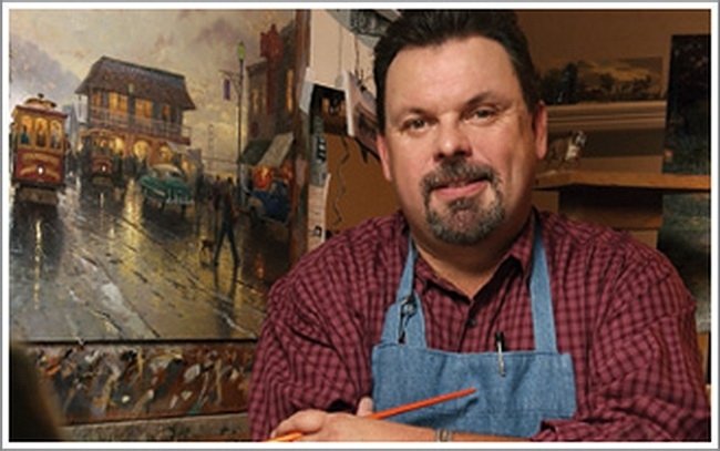 Сказочные рисунки художника Thomas Kinkade (40 фото)