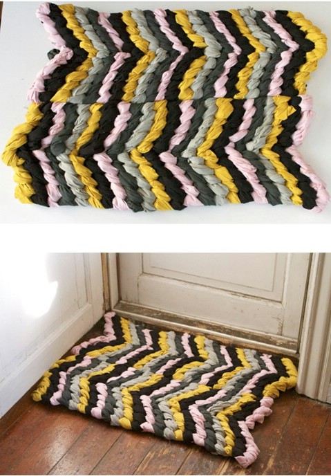Reminiscent Rug - 30 Magnificent DIY Rugs to Brighten up Your Home
