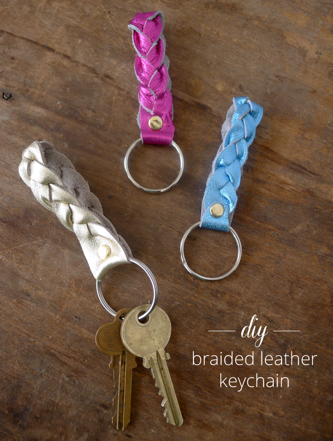 DIy Leather Keychain