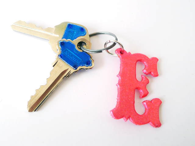 DIy Monogram Keychain