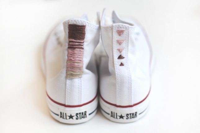 Embroidered chuck taylors
