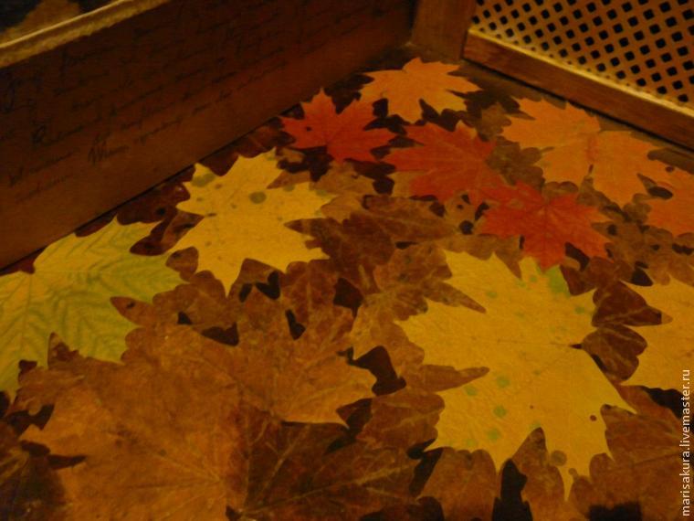 Осень не только за окном: создаем листопад на полу, фото № 3