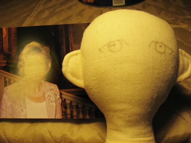 Как я вышиваю лицо текстильной кукле, фото № 3