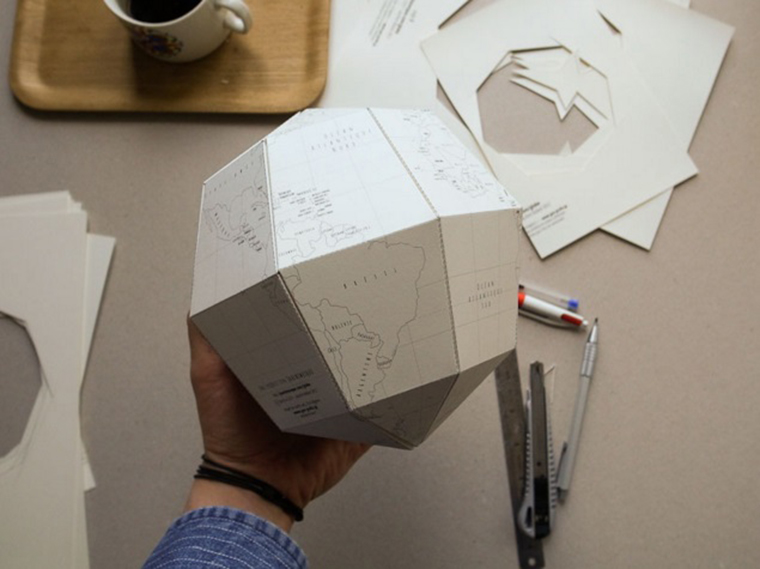 Геометрия декора: идеи и схемы для создания интерьерных украшений из бумаги, фото № 28