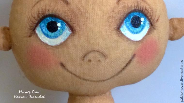 Учимся оживлять текстильную куклу: роспись лица, фото № 49