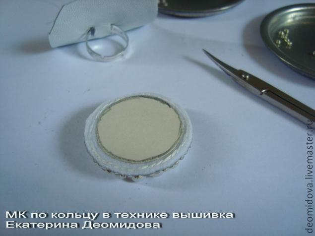 Создание кольца в технике вышивки бисером, фото № 23