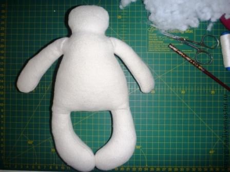 Шьем пижамного снеговика-тильду., фото № 11