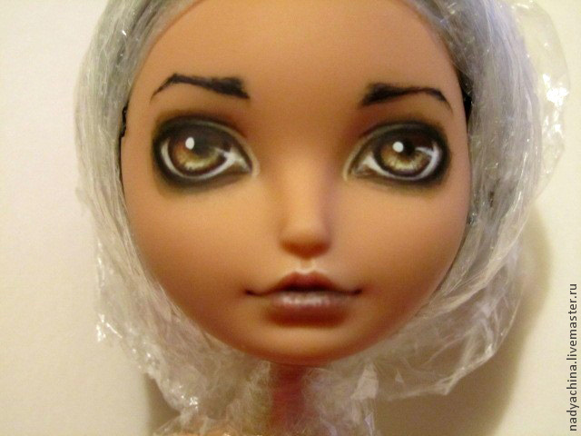 OOAK: перерисовка лица куклы, фото № 14