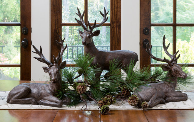 Благородные рождественские олени: 25 идей новогоднего декора, фото № 28