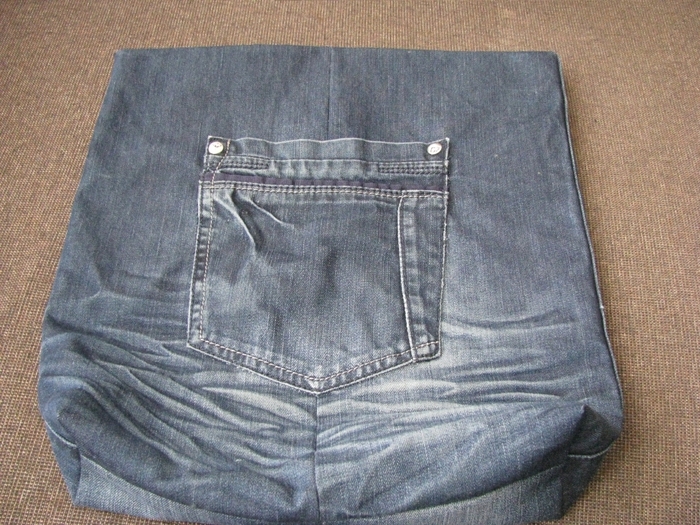 Хозяйственная сумка из джинсов, фото № 14