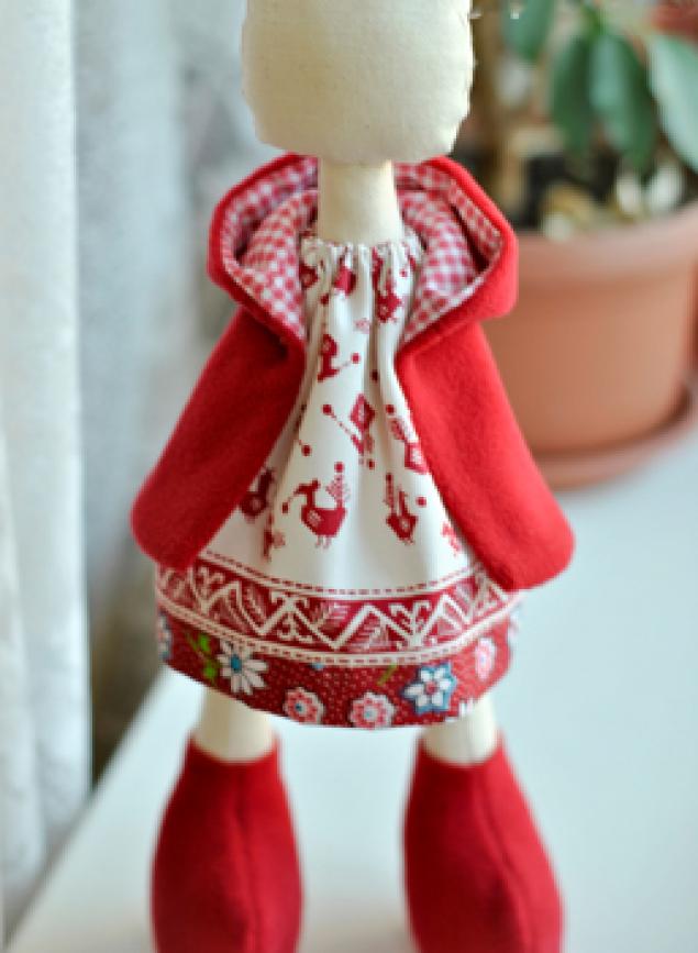 Пальтишко с капюшоном для куклы, фото № 31