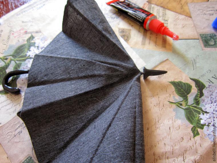 Симпатичный зонтик для куклы своими руками, фото № 12