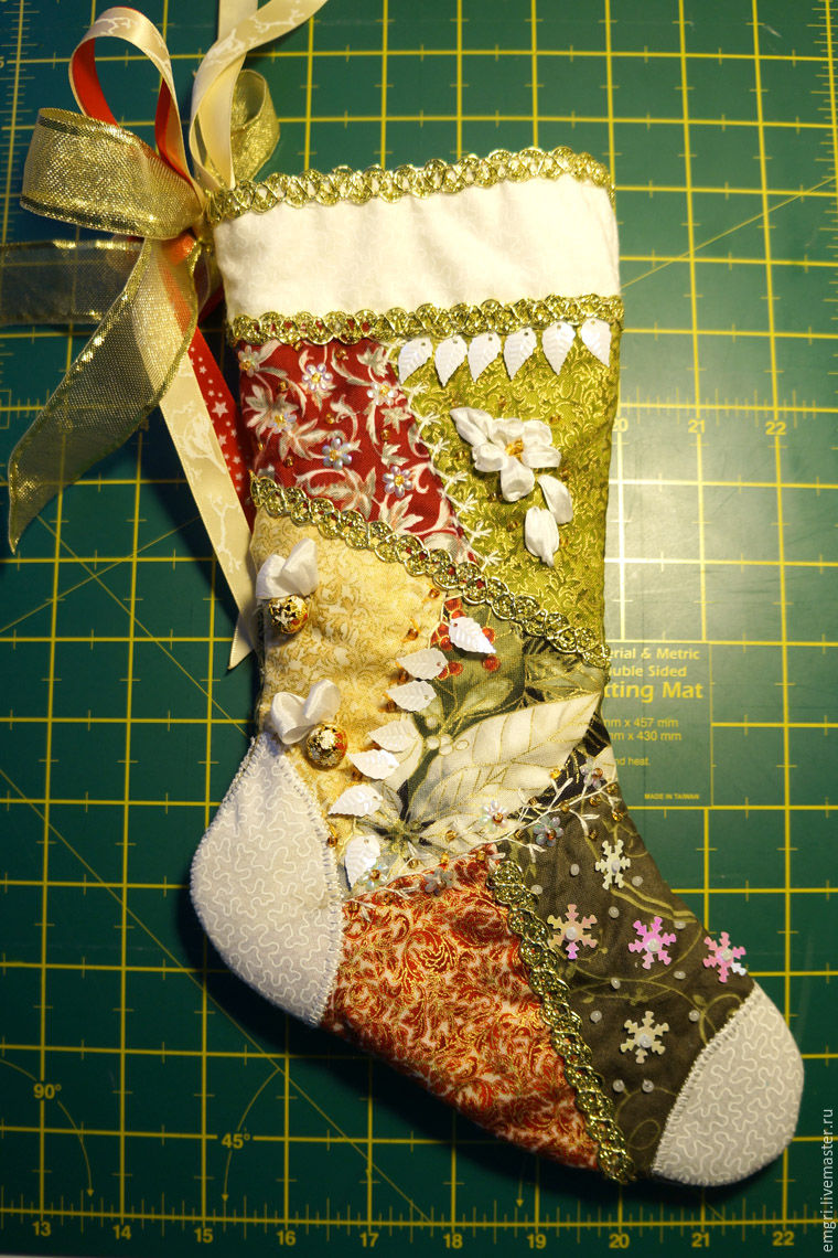 Шьем рождественский крейзи-носочек, фото № 26