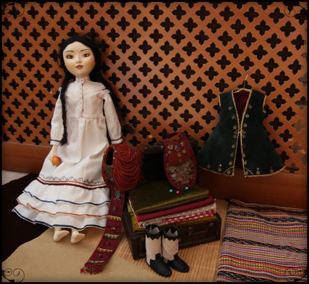 Кукла в национальном Башкирском костюме, фото № 3