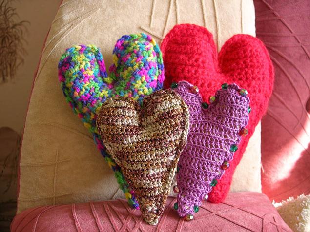 Вязанная любовь: множество идей для создания сердечек, фото № 3