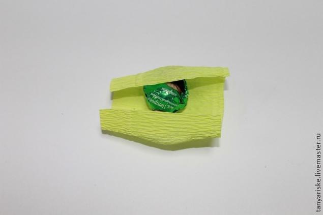 Мастер-класс: букет подснежников из конфет, фото № 7