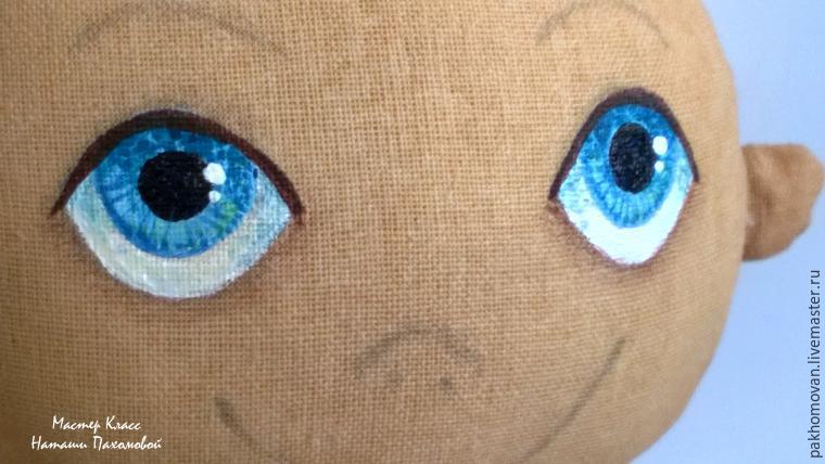 Учимся оживлять текстильную куклу: роспись лица, фото № 43