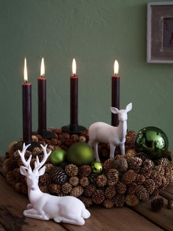 Благородные рождественские олени: 25 идей новогоднего декора, фото № 25