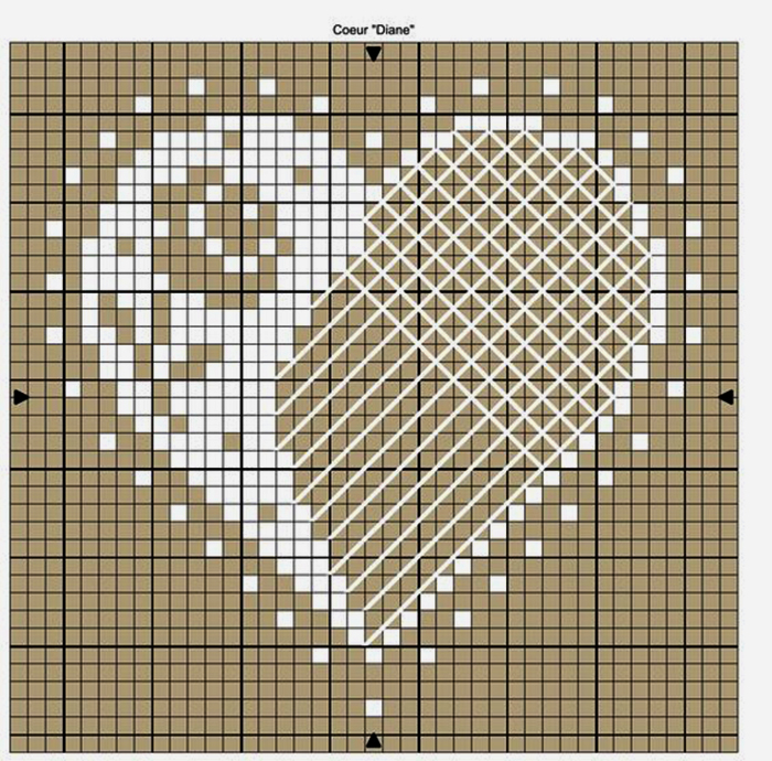 От чистого сердца: 40 простых схем вышивки сердечек крестиком, фото № 29