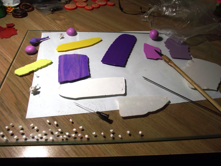 Создаем цветочные серьги-шары из запекаемой полимерной глины, фото № 2
