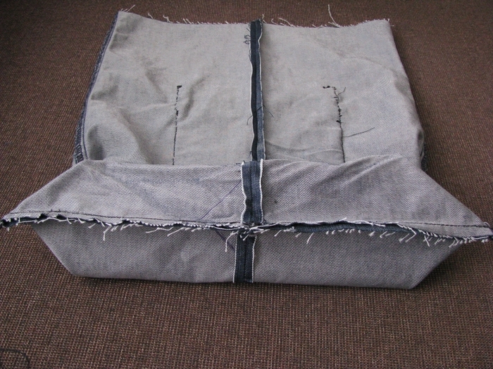 Хозяйственная сумка из джинсов, фото № 9