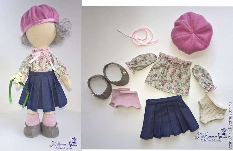 Шьем комплект одежды для куклы-большеножки, фото № 30