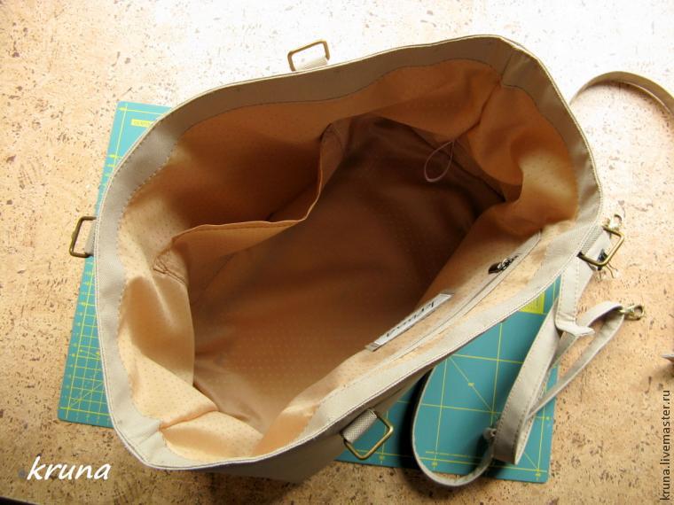 Изготовление сумки с фермуаром, который крепится с помощью стопорных винтов или шурупов. Часть 2, фото № 13