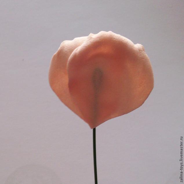 Делаем розы из фоамирана на примере венка-повязки, фото № 15