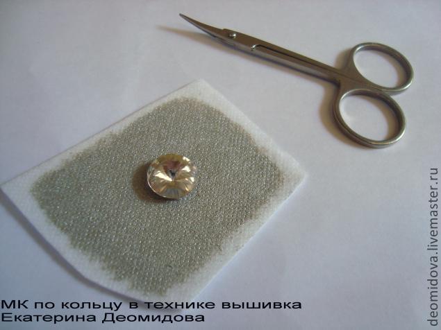 Создание кольца в технике вышивки бисером, фото № 3