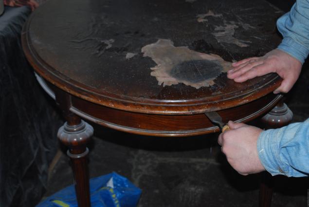 Реставрация стола: мастер-класс, фото № 9