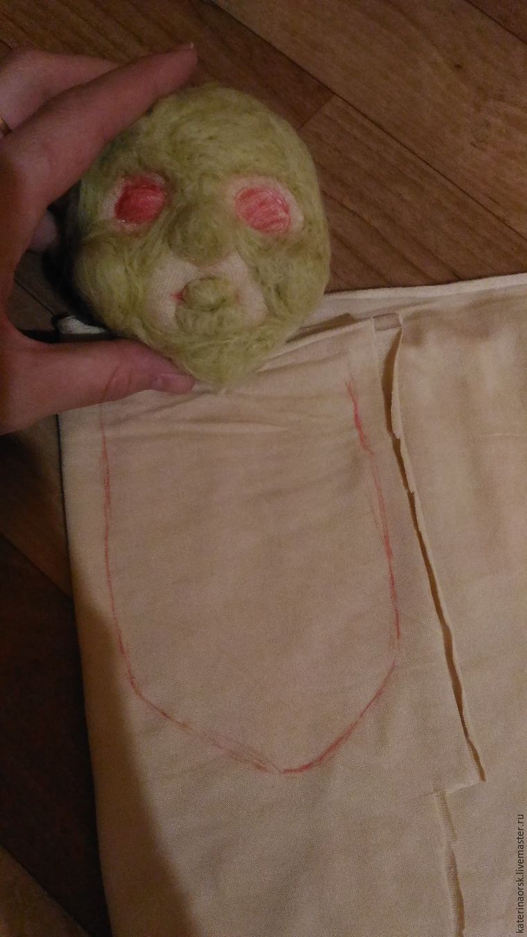 Шьем текстильную куклу с объемным лицом. Часть 1, фото № 15