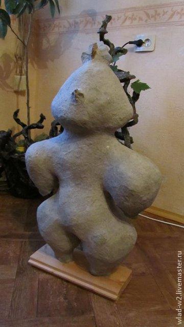 Скульптура Догу из папье-маше., фото № 10