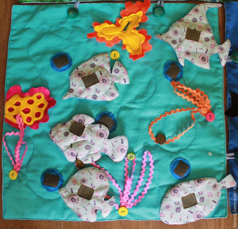 Шьем детский игровой и развивающий коврик «Подводный мир», фото № 32