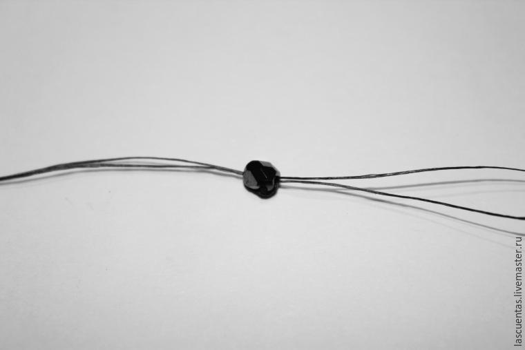 Создаем браслет-намотку из чешских граненых бусин и японского бисера, фото № 7