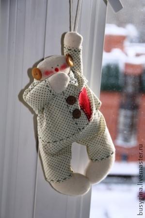 Шьем пижамного снеговика-тильду., фото № 27