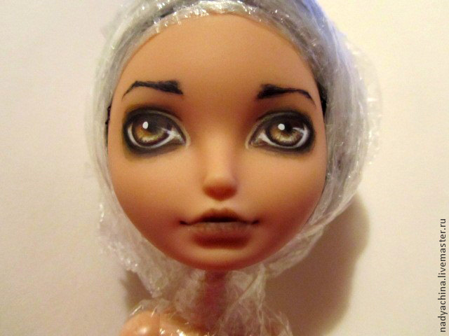 OOAK: перерисовка лица куклы, фото № 13