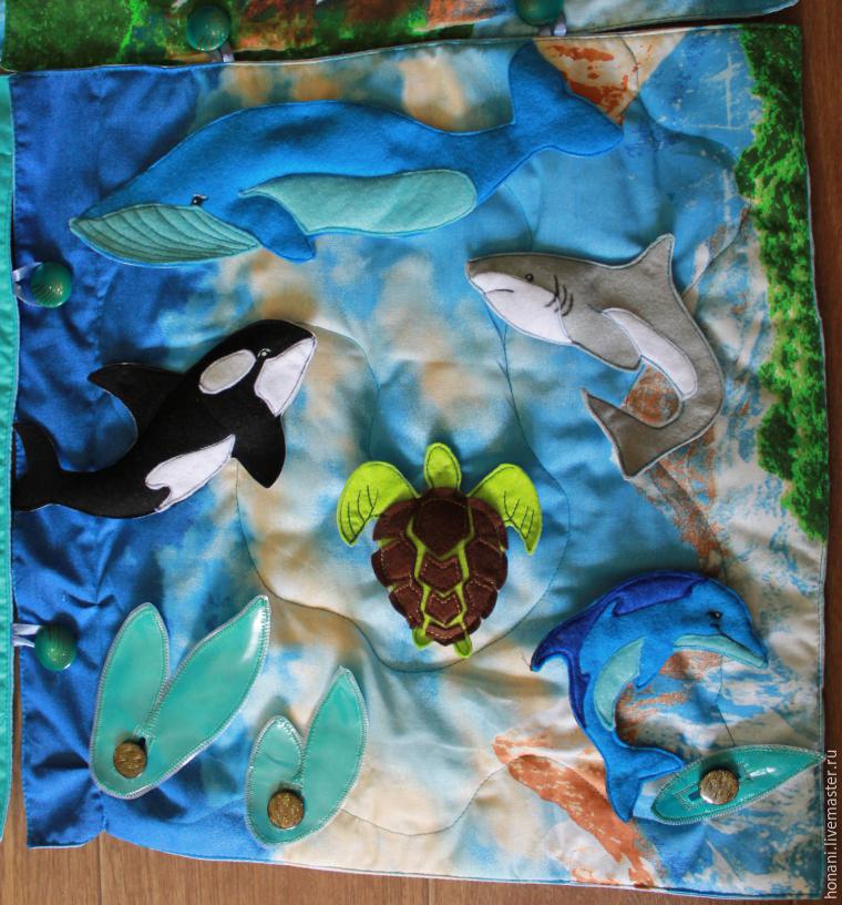 Шьем детский игровой и развивающий коврик «Подводный мир», фото № 29