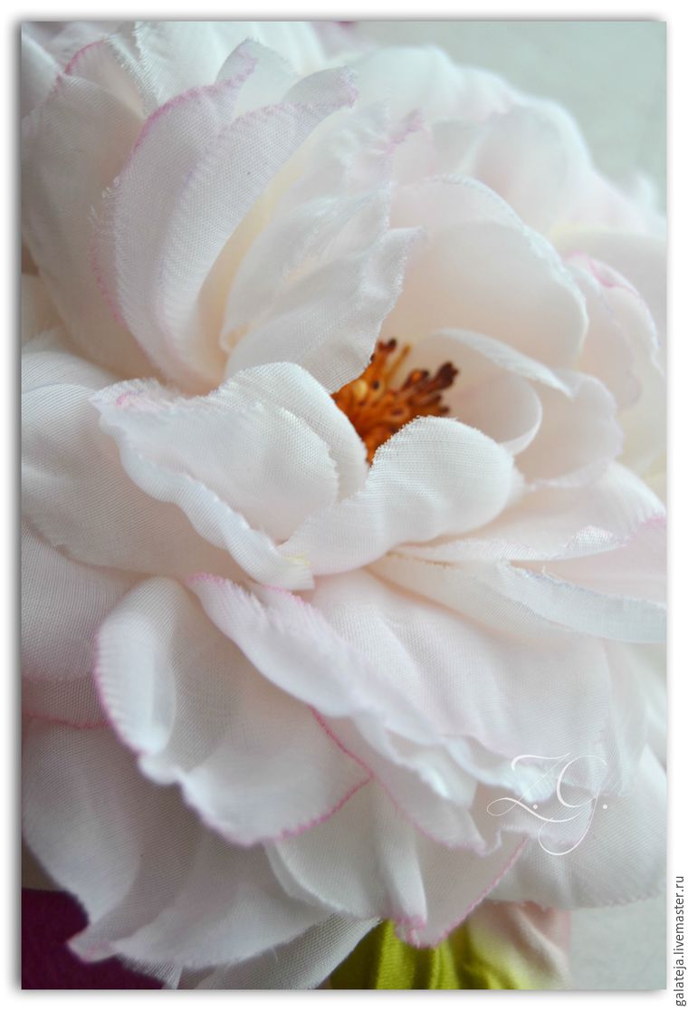 Создаем брошь-розу из шелка «Маркиза», фото № 21