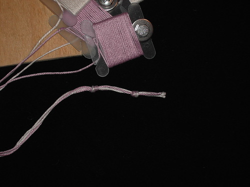 Плетение шнура кумихимо из 4-х нитей., фото № 8