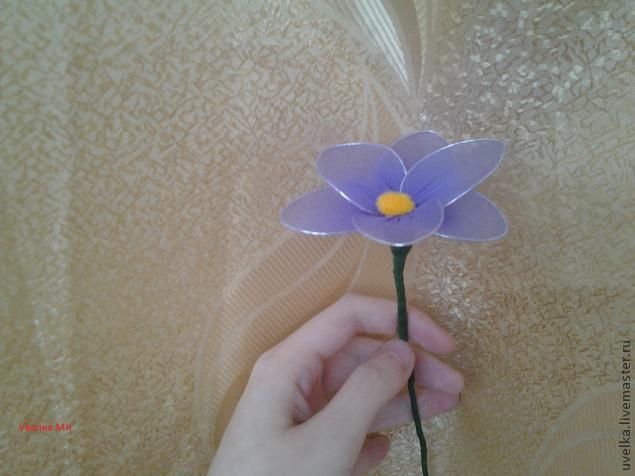 Цветок из капрона, фото № 32