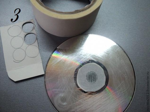 Изготовление магнитов на холодильник из CD-дисков, фото № 3