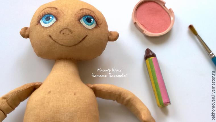 Учимся оживлять текстильную куклу: роспись лица, фото № 47