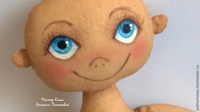 Учимся оживлять текстильную куклу: роспись лица, фото № 48