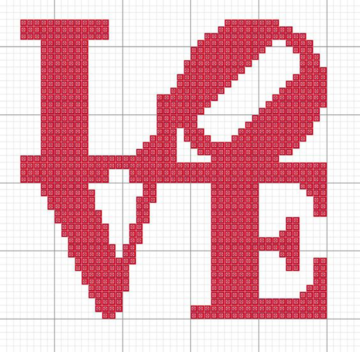 От чистого сердца: 40 простых схем вышивки сердечек крестиком, фото № 30