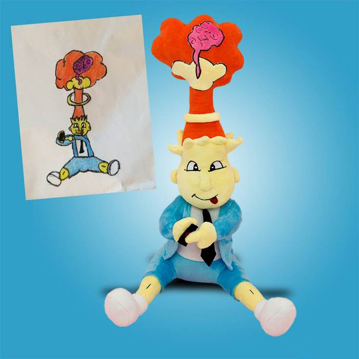 Плюшевые игрушки по рисункам маленьких клиентов: милые работы компании Budsies, фото № 6