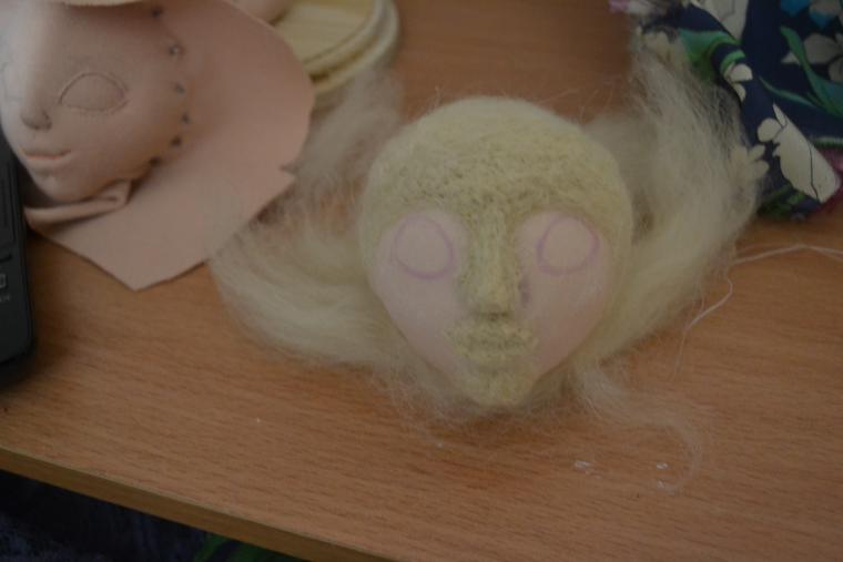 Мастер-класс: создание объемного лица кукле, фото № 5