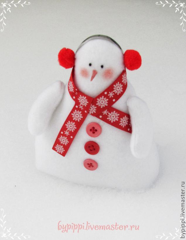 Тильда-снеговик своими руками: мастер-класс, фото № 1