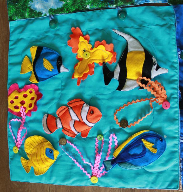 Шьем детский игровой и развивающий коврик «Подводный мир», фото № 30